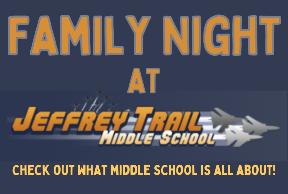 Family Night at Jeffrey Middle School