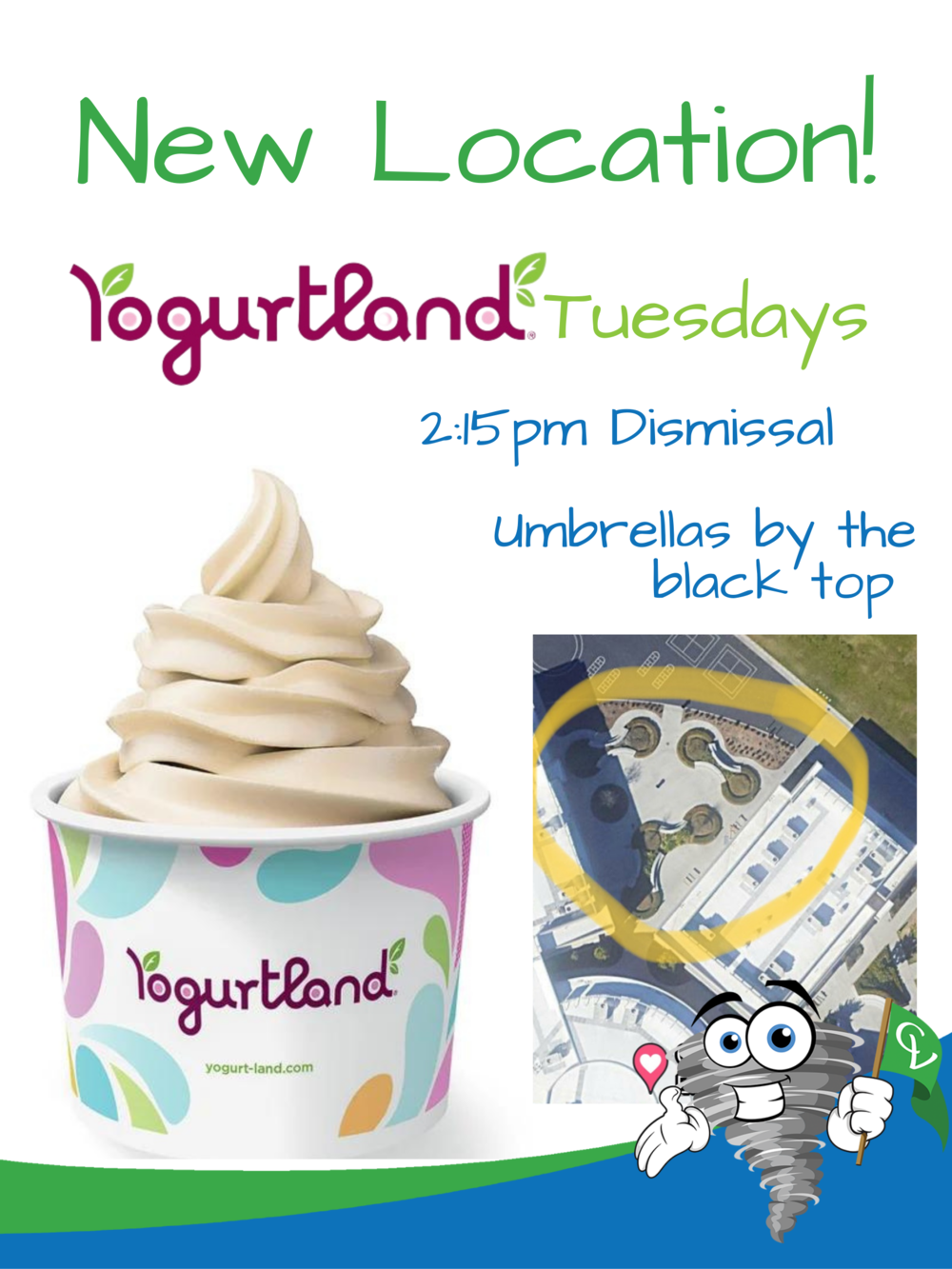 Yogurtland cup of yogurt